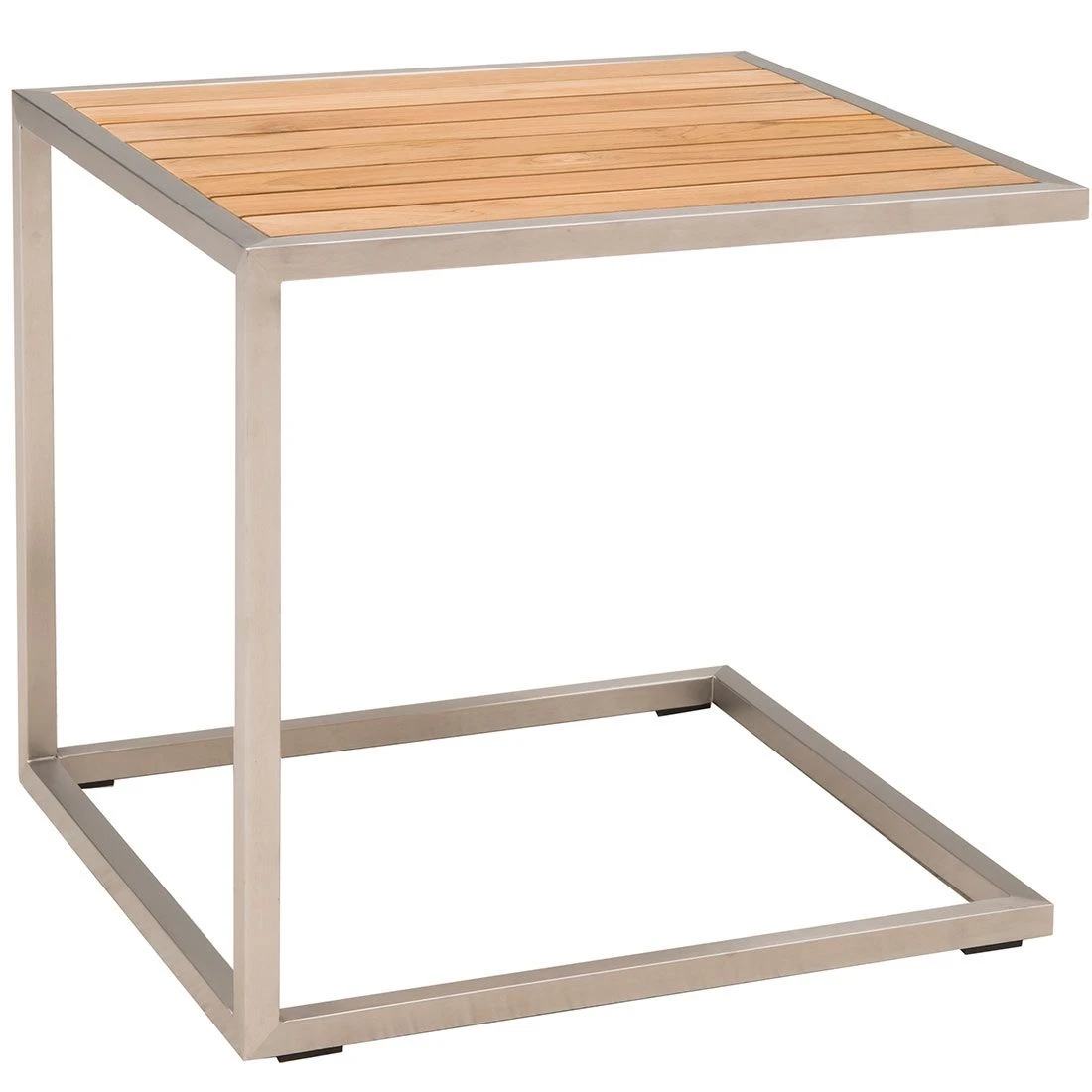OUTLIV. Pasadena Beistelltisch 45x50x45cm Edelstahl/Teak Teak Natur OUTLIV. Pasadena Beistelltisch 45x50x45cm Edelstahl/Teak Teak Natur -Outliv 1091137 1