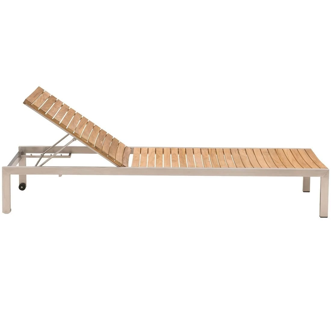 OUTLIV. Pasadena Gartenliege Edelstahl/Teak Teak Natur OUTLIV. Pasadena Gartenliege Edelstahl/Teak Teak Natur -Outliv 1091148 5