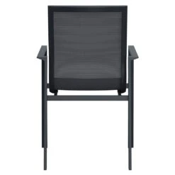 OUTLIV. Atlanta Stapelsessel Aluminium/Textilene Anthrazit/Schwarz-Grau -Outliv 1094547 5