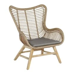 OUTLIV. Aurora Loungesessel Mit Fußablage Akazie/Geflecht Teaklook/Grau 2 OUTLIV. Aurora Loungesessel Mit Fußablage Akazie/Geflecht Teaklook/Grau -Outliv 1095779 3