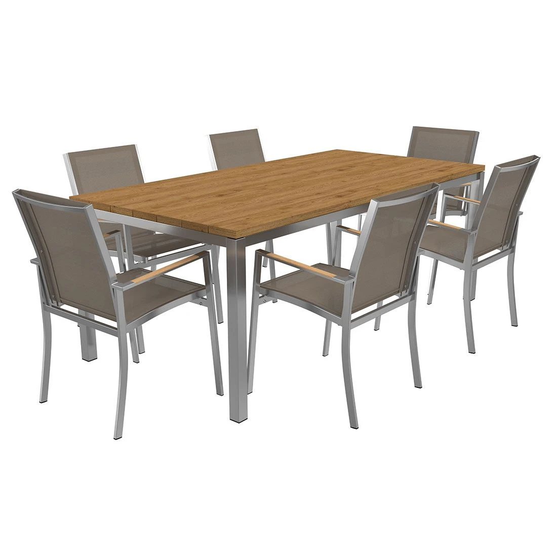 OUTLIV. Rimini Gartenmöbelset 5tlg. Tisch 160x90cm Taupe OUTLIV. Rimini Gartenmöbelset 5tlg. Tisch 160x90cm Taupe -Outliv 1167224 1