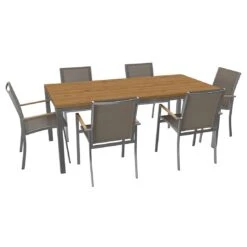 OUTLIV. Rimini Gartenmöbelset 5tlg. Tisch 160x90cm Taupe 2 OUTLIV. Rimini Gartenmöbelset 5tlg. Tisch 160x90cm Taupe -Outliv 1167224 3