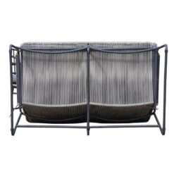 OUTLIV. Maranello Gartensofa Stahl/Rope Schwarz/Grau 2 OUTLIV. Maranello Gartensofa Stahl/Rope Schwarz/Grau -Outliv 1169743 3
