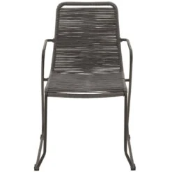 OUTLIV. Maranello School Stapelsessel Stahl/Rope Anthrazit -Outliv 1171855 3