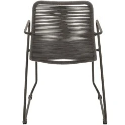 OUTLIV. Maranello School Stapelsessel Stahl/Rope Anthrazit -Outliv 1171855 4