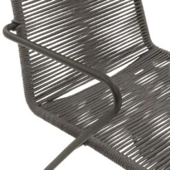 OUTLIV. Maranello School Stapelsessel Stahl/Rope Anthrazit -Outliv 1171855 5