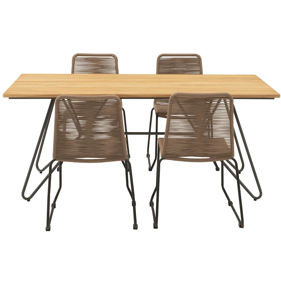 OUTLIV. Maranello Gartenmöbelset 5tlg Tisch 180x90cm Taupe OUTLIV. Maranello Gartenmöbelset 5tlg Tisch 180x90cm Taupe -Outliv 1171932 2