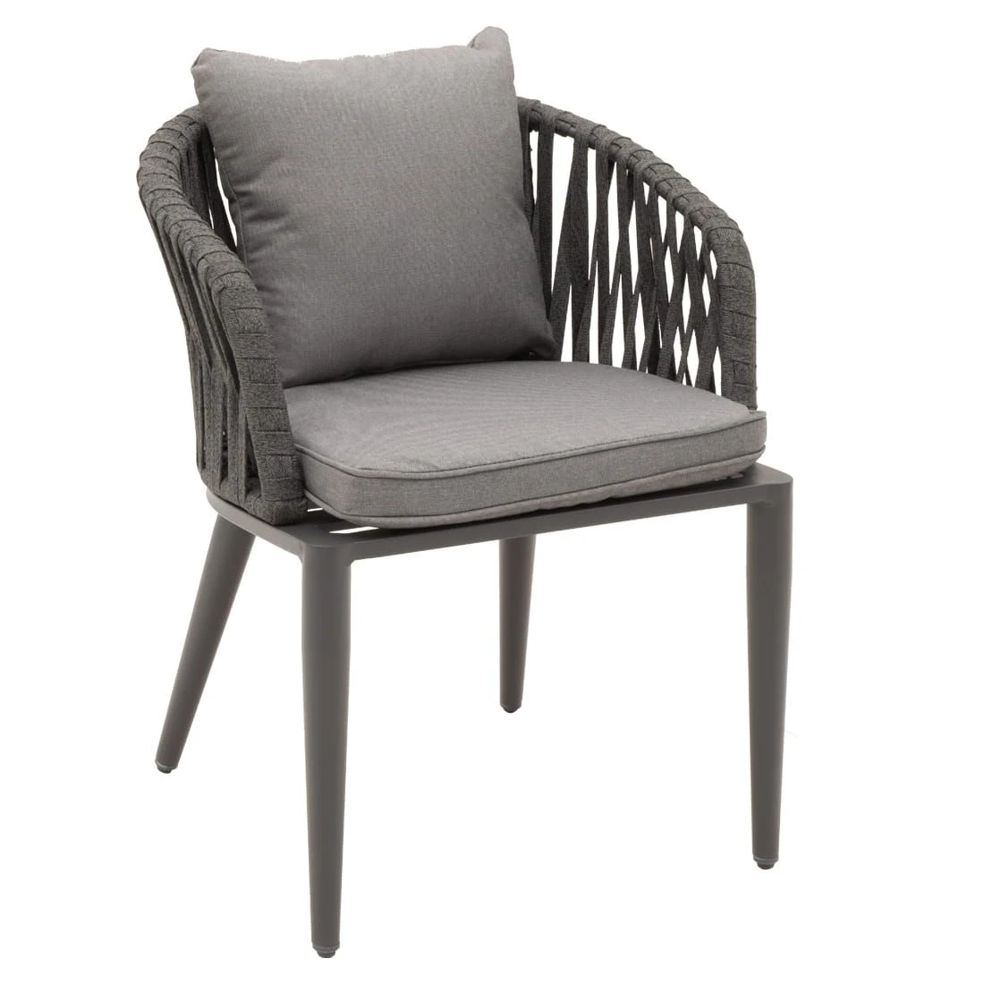 OUTLIV. Ciff Diningsessel Aluminium/Rope Anthrazit/Dark Grey OUTLIV. Ciff Diningsessel Aluminium/Rope Anthrazit/Dark Grey -Outliv 1171987 1