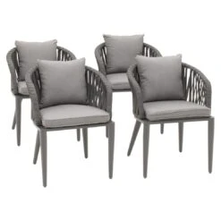 OUTLIV. Ciff Diningsessel Aluminium/Rope Anthrazit/Dark Grey 5 OUTLIV. Ciff Diningsessel Aluminium/Rope Anthrazit/Dark Grey -Outliv 1171987 6