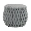 OUTLIV. Leon Beistelltisch Ø57x46cm Rope/Spraystone Grau/Anthrazit