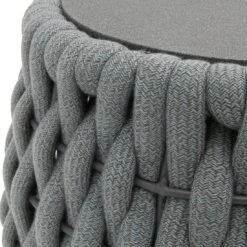OUTLIV. Leon Beistelltisch Ø57x46cm Rope/Spraystone Grau/Anthrazit 2 OUTLIV. Leon Beistelltisch Ø57x46cm Rope/Spraystone Grau/Anthrazit -Outliv 1173329 3