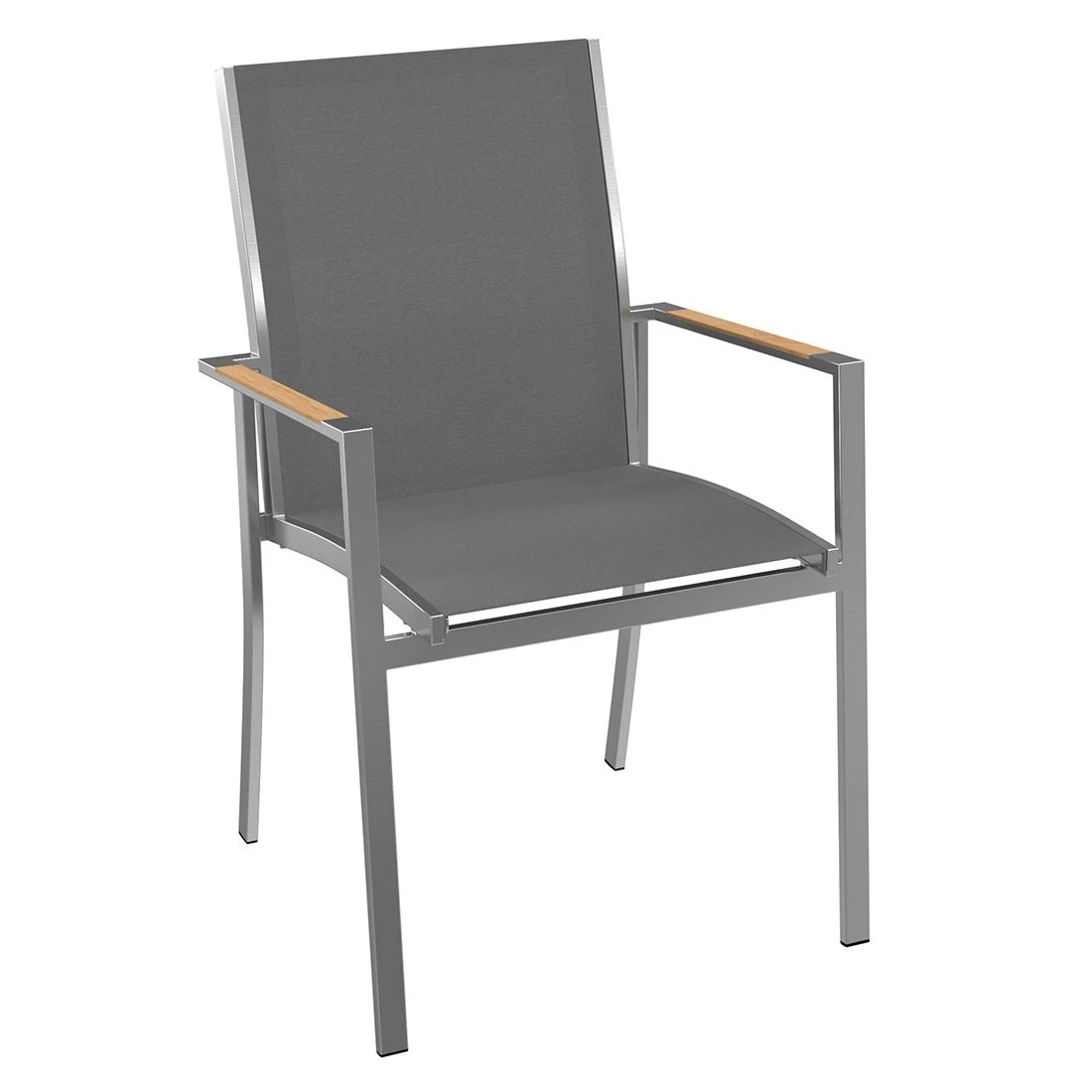 OUTLIV. Oviedo Gartenmöbelset 8-teilig Stapelsessel mit OUTLIV. Tisch 200x100 cm Edelstahl/Schwarz-Silber OUTLIV. Oviedo Gartenmöbelset 8-teilig Stapelsessel Mit OUTLIV. Tisch 200x100 Cm Edelstahl/Schwarz-Silber -Outliv 1176519 8