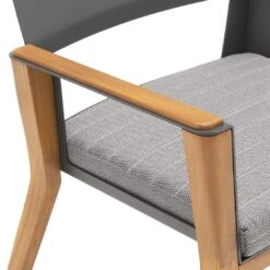 OUTLIV. Sheldon Gartensessel Teak/Aluminium Teak/Grau 4 OUTLIV. Sheldon Gartensessel Teak/Aluminium Teak/Grau -Outliv 1179434 5