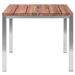 OUTLIV. Rimini Gartentisch 90x90cm Edelstahl/Teak Teak Recycelt 2 OUTLIV. Rimini Gartentisch 90x90cm Edelstahl/Teak Teak Recycelt -Outliv 1179467 3