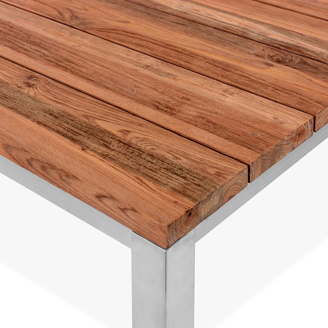 OUTLIV. Rimini Gartentisch 90x90cm Edelstahl/Teak Teak Recycelt OUTLIV. Rimini Gartentisch 90x90cm Edelstahl/Teak Teak Recycelt -Outliv 1179467 4