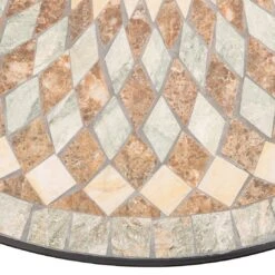 OUTLIV. Mosaik Gartentisch Ø120cm Eisen/Mosaik Schwarz/Mosaik -Outliv 1184197 3 1