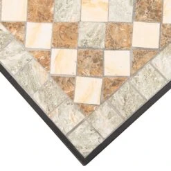 OUTLIV. Mosaik Gartentisch 160x90cm Eisen/Mosaik Schwarz/Mosaik -Outliv 1184208 4