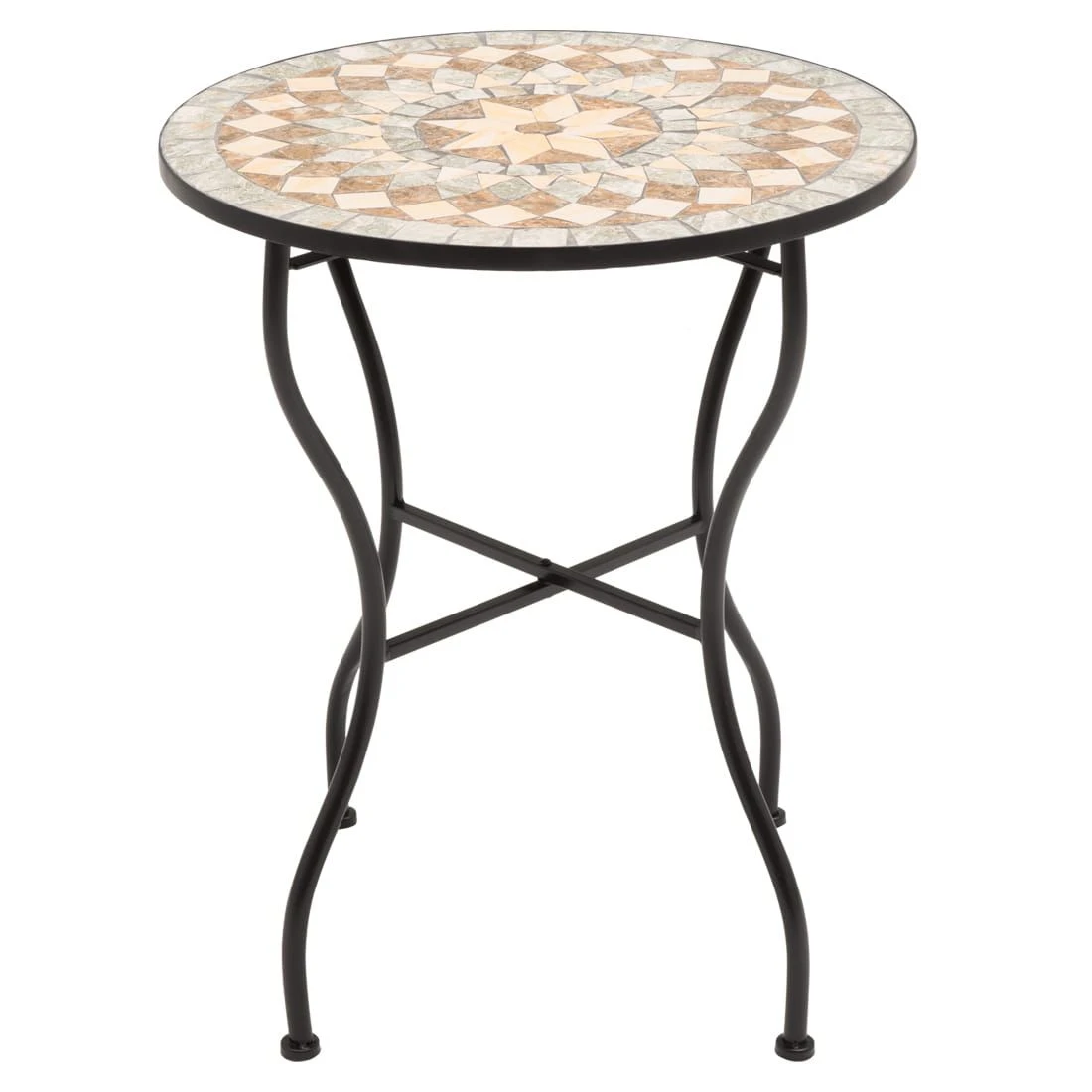 OUTLIV. Mosaik Gartentisch Ø60cm Eisen/Mosaik Schwarz/Mosaik OUTLIV. Mosaik Gartentisch Ø60cm Eisen/Mosaik Schwarz/Mosaik -Outliv 1184219 1