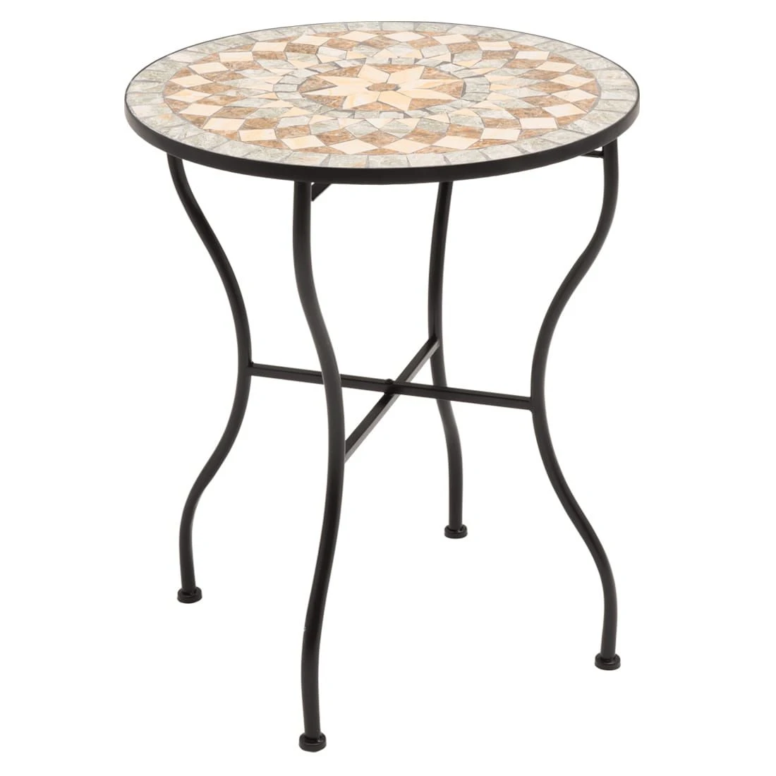 OUTLIV. Mosaik Gartentisch Ø60cm Eisen/Mosaik Schwarz/Mosaik OUTLIV. Mosaik Gartentisch Ø60cm Eisen/Mosaik Schwarz/Mosaik -Outliv 1184219 2