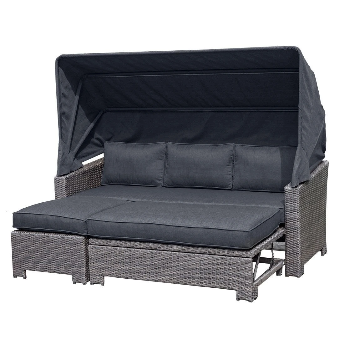 OUTLIV. Spain Loungeinsel mit Dach 3tlg. Aluminium/Olefin Braun/Grau OUTLIV. Spain Loungeinsel Mit Dach 3tlg. Aluminium/Olefin Braun/Grau -Outliv 1192062 1
