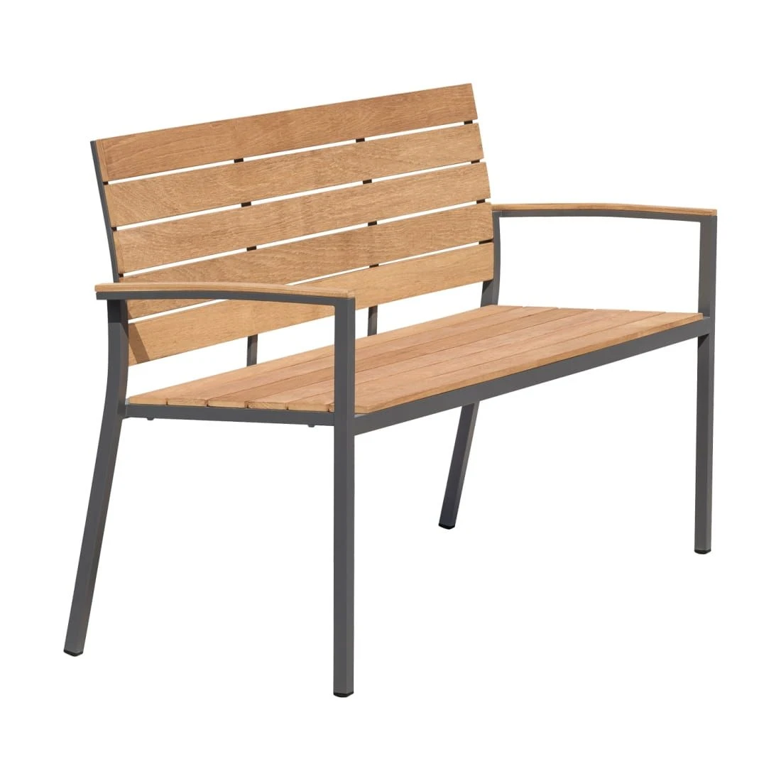 OUTLIV. Pamplona Gartenbank Edelstahl/Teak Dunkelgrau/Natur OUTLIV. Pamplona Gartenbank Edelstahl/Teak Dunkelgrau/Natur -Outliv 1197067 2