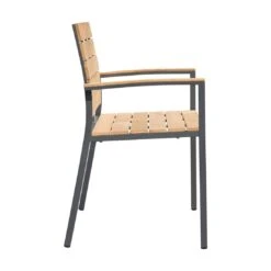 OUTLIV. Pamplona Gartenbank Edelstahl/Teak Dunkelgrau/Natur 2 OUTLIV. Pamplona Gartenbank Edelstahl/Teak Dunkelgrau/Natur -Outliv 1197067 3