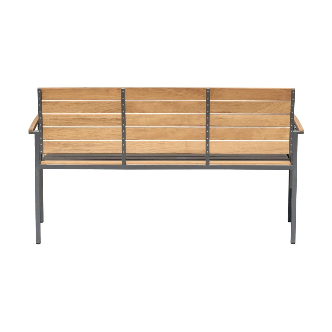 OUTLIV. Pamplona Gartenbank Edelstahl/Teak Dunkelgrau/Natur OUTLIV. Pamplona Gartenbank Edelstahl/Teak Dunkelgrau/Natur -Outliv 1197067 4