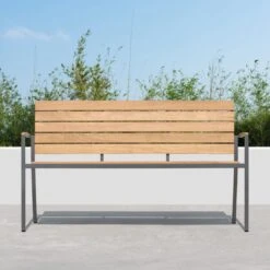 OUTLIV. Pamplona Gartenbank Edelstahl/Teak Dunkelgrau/Natur 5 OUTLIV. Pamplona Gartenbank Edelstahl/Teak Dunkelgrau/Natur -Outliv 1197067 6