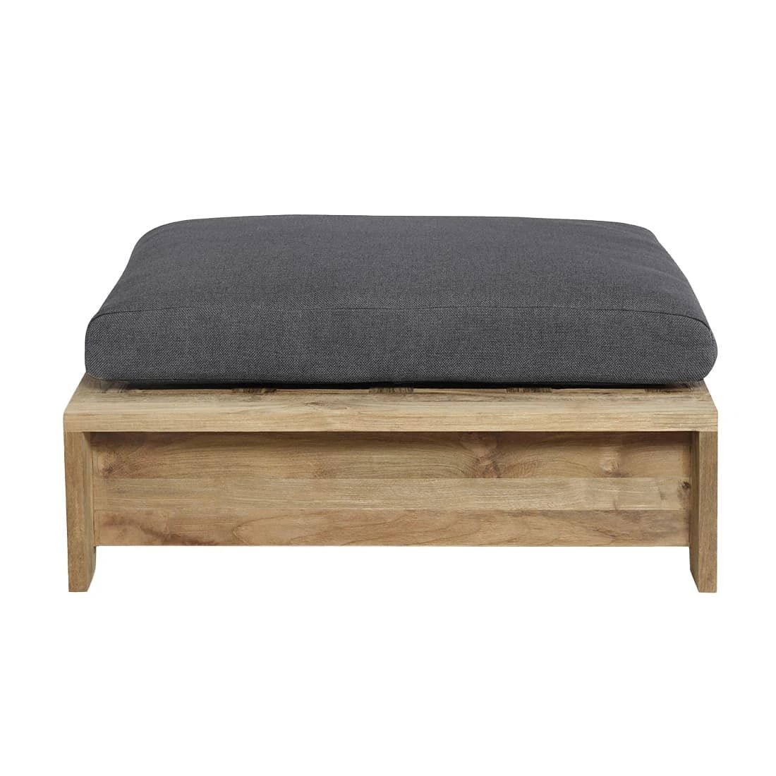 OUTLIV. Castello Loungehocker Teak/Sunproof Natur/Dunkelgrau OUTLIV. Castello Loungehocker Teak/Sunproof Natur/Dunkelgrau -Outliv 1243003 2