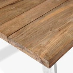 OUTLIV. Gartentisch 200x100 Cm Edelstahl/Teak Recycelt 3 OUTLIV. Gartentisch 200x100 Cm Edelstahl/Teak Recycelt -Outliv 1243234 4