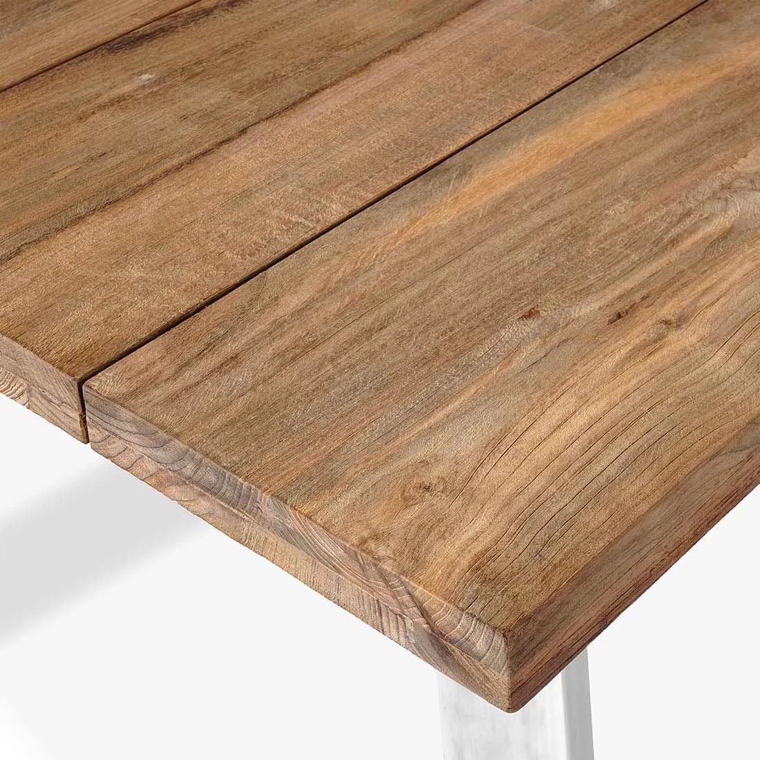 OUTLIV. Gartentisch 200x100 cm Edelstahl/Teak Recycelt OUTLIV. Gartentisch 200x100 Cm Edelstahl/Teak Recycelt -Outliv 1243234 4