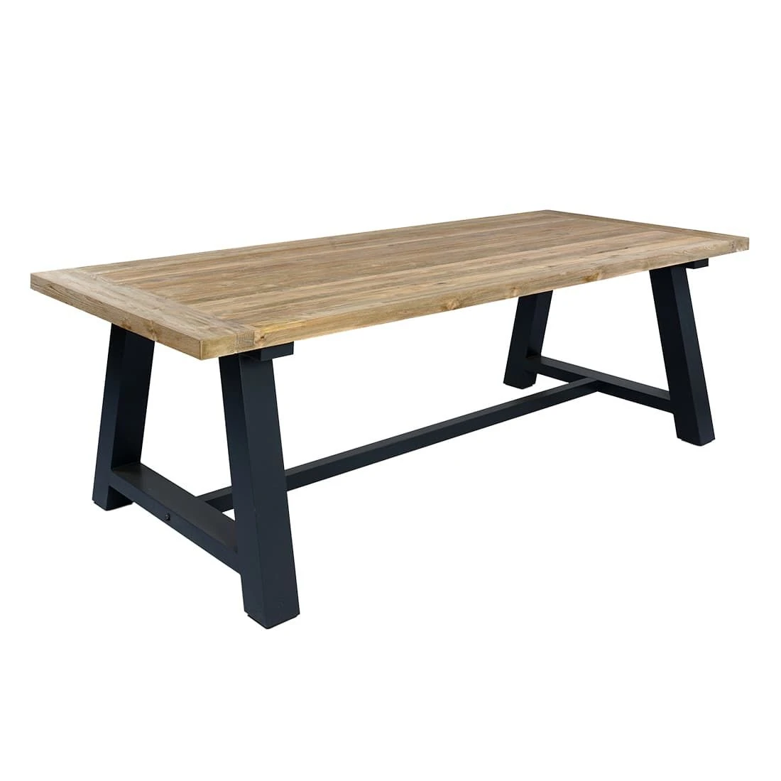 OUTLIV. Omaha Gartentisch 200x100cm Aluminium/Teak Recycelt Anthrazit/Teak OUTLIV. Omaha Gartentisch 200x100cm Aluminium/Teak Recycelt Anthrazit/Teak -Outliv 1243300 1