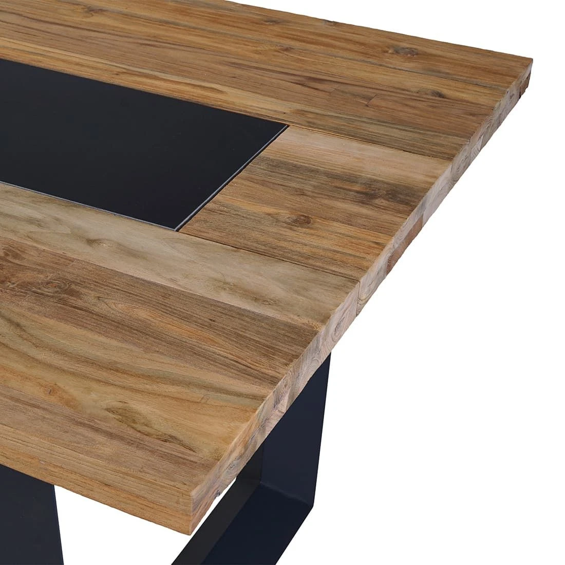 OUTLIV. Tri Gartentisch 200x100cm Aluminium/Teak Recycelt Anthrazit/Natur OUTLIV. Tri Gartentisch 200x100cm Aluminium/Teak Recycelt Anthrazit/Natur -Outliv 1243751 4