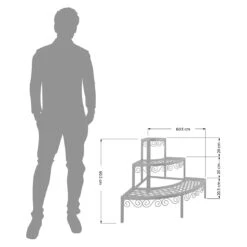 OUTLIV. Blumentreppe Stahl Anthrazit 2 OUTLIV. Blumentreppe Stahl Anthrazit -Outliv 1262495 3