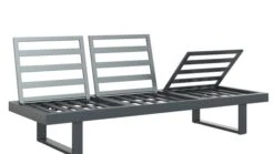 OUTLIV. Atlanta Gartensofa Aluminium/Olefin Anthrazit