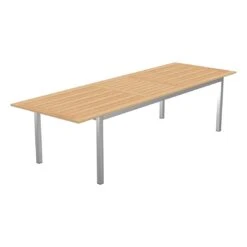 OUTLIV. Oviedo Ausziehtisch 240/300x90 Cm Edelstahl/Teak Natur -Outliv 836223 4