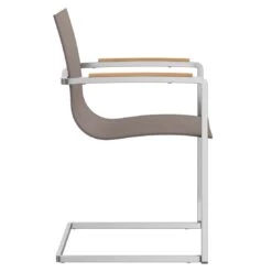 OUTLIV. Rimini Freischwinger Edelstahl/Textilene Taupe 2 OUTLIV. Rimini Freischwinger Edelstahl/Textilene Taupe -Outliv 871665 3