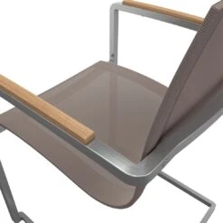 OUTLIV. Rimini Freischwinger Edelstahl/Textilene Taupe 6 OUTLIV. Rimini Freischwinger Edelstahl/Textilene Taupe -Outliv 871665 7