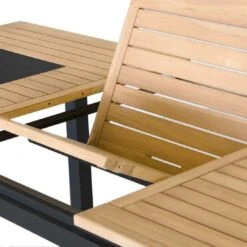 OUTLIV. Davos Ausziehtisch 180/240x100 Cm Aluminium/Teak Anthrazit -Outliv 879585 3