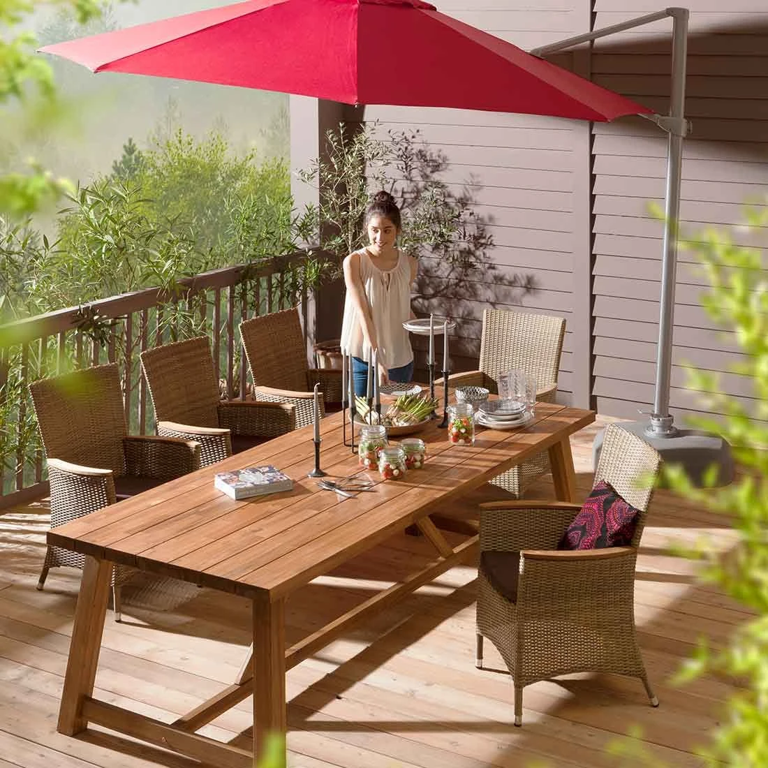 OUTLIV. Marbella Gartentisch 250x100cm Akazie Teak-Look OUTLIV. Marbella Gartentisch 250x100cm Akazie Teak-Look -Outliv 881114 2