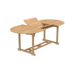 OUTLIV. Takoma Ausziehtisch Oval 160/220x100cm Teak Natur -Outliv 906139 3