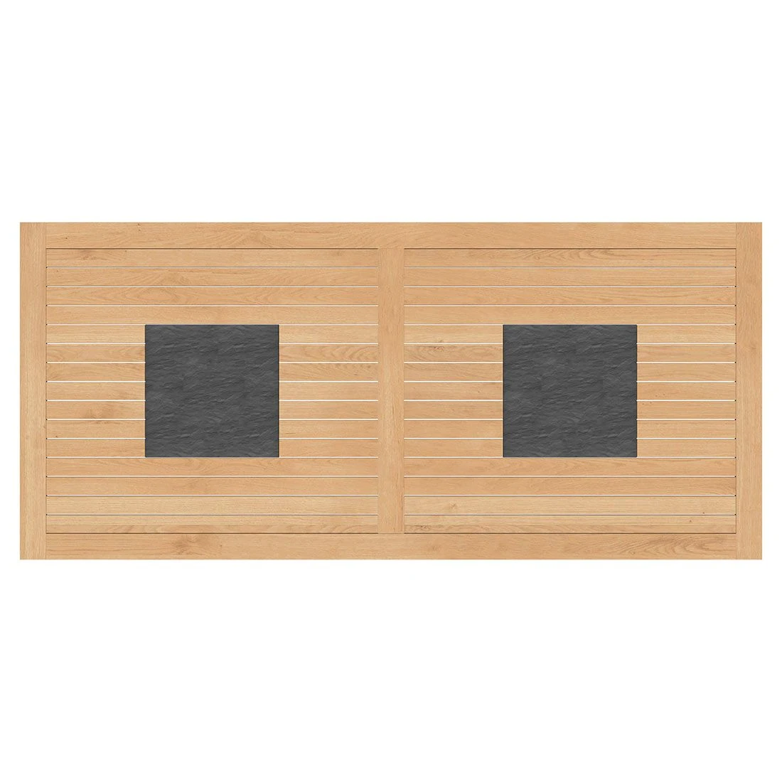 OUTLIV. Davos Tisch 220x100cm Aluminium/Teak mit Keramikeinleger Anthrazit OUTLIV. Davos Tisch 220x100cm Aluminium/Teak Mit Keramikeinleger Anthrazit -Outliv 906590 2