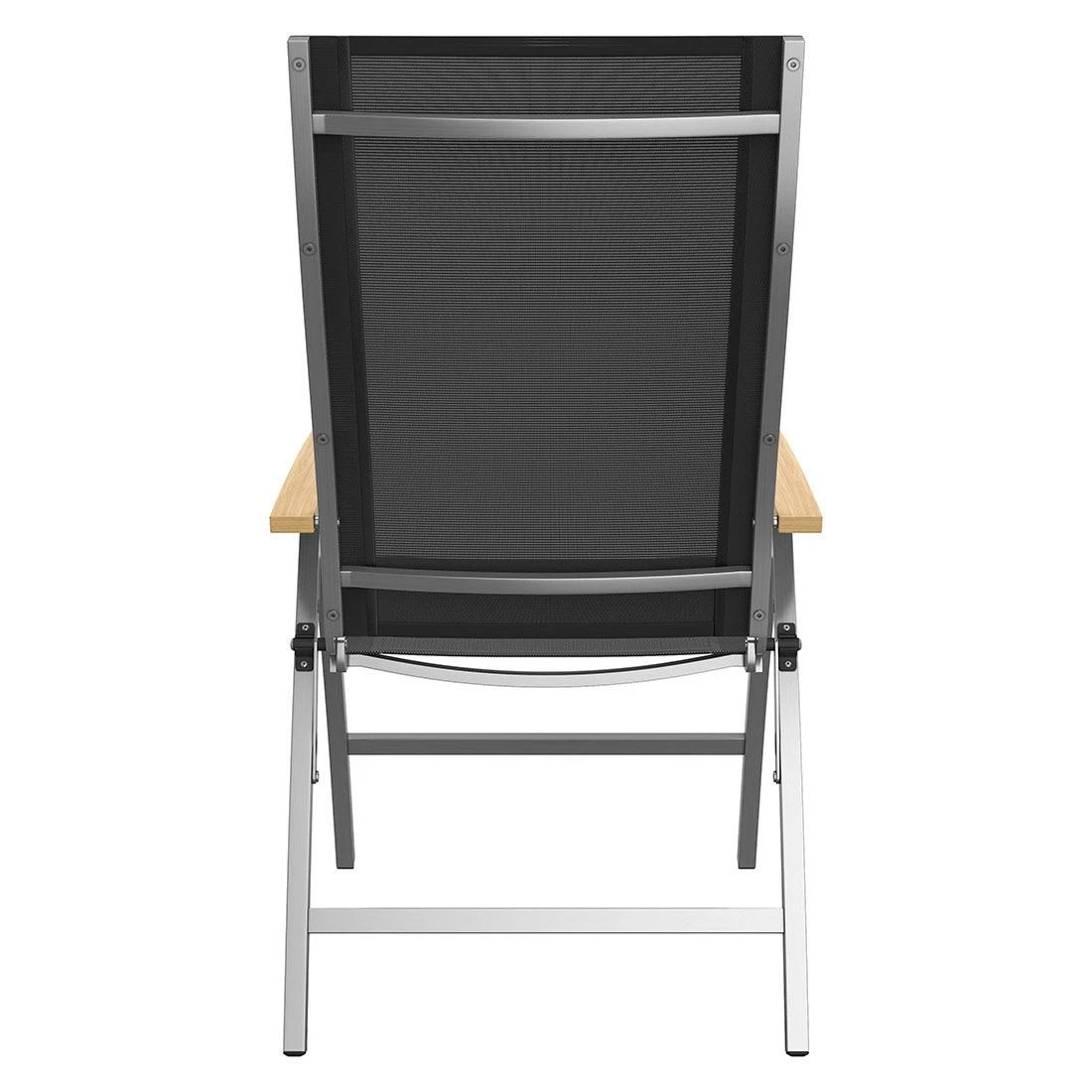 OUTLIV. Oviedo Klappsessel Edelstahl/Textilene/Teak-AL Schwarz OUTLIV. Oviedo Klappsessel Edelstahl/Textilene/Teak-AL Schwarz -Outliv 980059 7