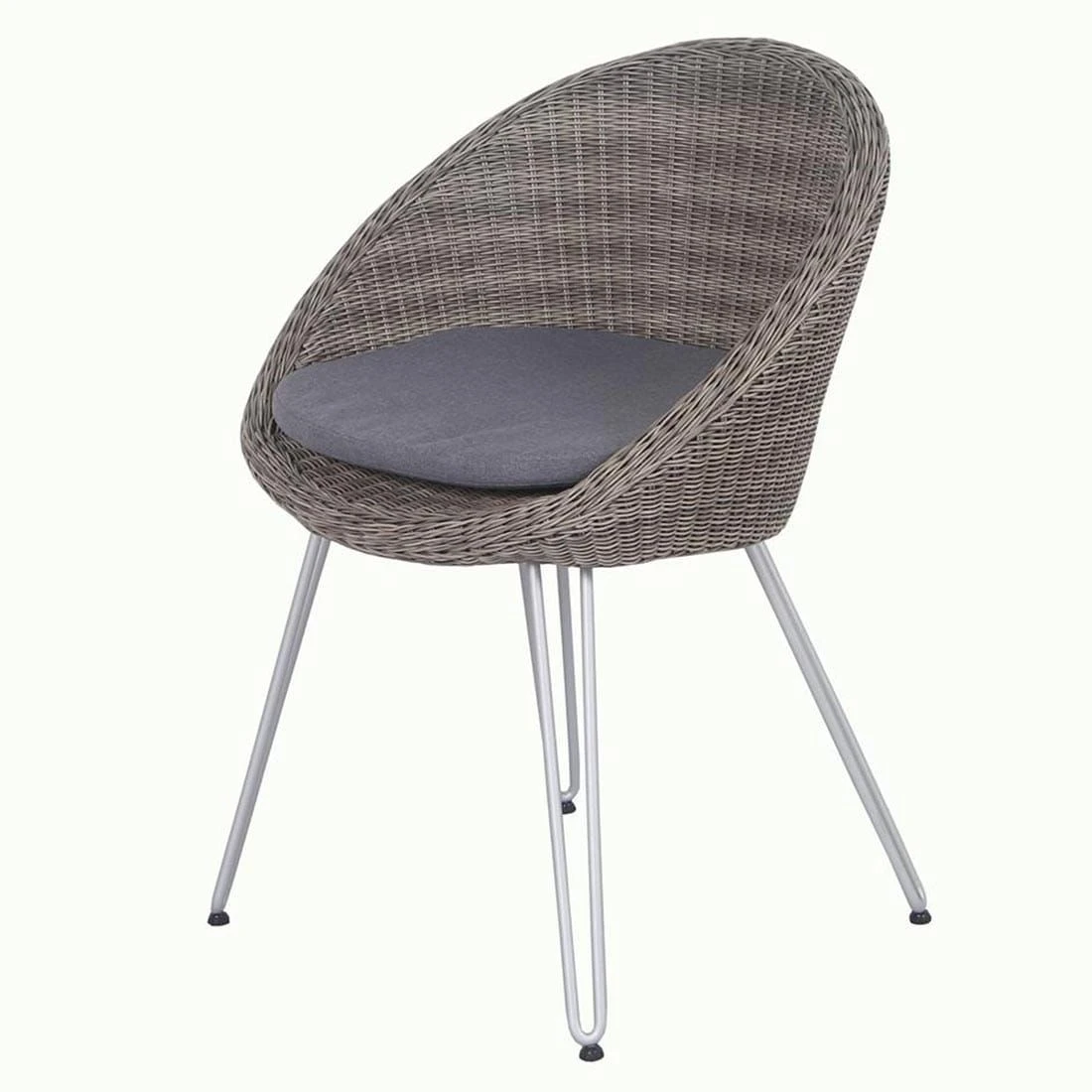 OUTLIV. Sagres Gartenstuhl Stahl/Geflecht Natural Kubu Grey/Royal Anthrazit OUTLIV. Sagres Gartenstuhl Stahl/Geflecht Natural Kubu Grey/Royal Anthrazit -Outliv 987726 6