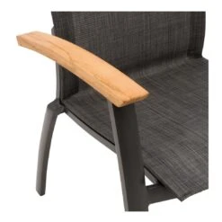 OUTLIV. Davos Stapelsessel Aluminium/Textilene Anthrazit/Grau -Outliv 990773 5