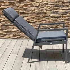 OUTLIV. Barcelona Gartenmöbelset 5-tlg. Tisch 160x90cm Anthrazit/Grau 5 OUTLIV. Barcelona Gartenmöbelset 5-tlg. Tisch 160x90cm Anthrazit/Grau -Outliv barcelona gartenmoebelset 5 tlg mit gartentisch 160x90cm 1392625 6