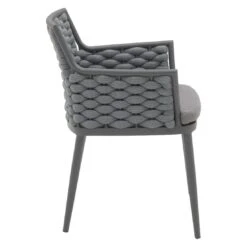 OUTLIV. Leon Gartenmöbelset 7-tlg.Tisch 220x100 Cm Anthrazit/Anthrazit-Blau-Meliert -Outliv by ds leon gartenmoebelset 7 tlg mit gartentisch 220x100cm 1391283 5