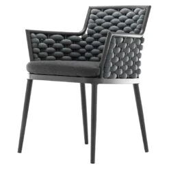 OUTLIV. Leon Gartenmöbelset 7-tlg.Tisch 220x100 Cm Anthrazit/Anthrazit-Blau-Meliert -Outliv by ds leon gartenmoebelset 7 tlg mit gartentisch 220x100cm 1391283 7