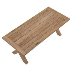 OUTLIV. Clovelly Gartenmöbelset 7-tlg. Tisch 220x100cm Natur/Schwarz -Outliv clovelly gartenmoebelset 7 tlg mit gartentisch 220x100cm 1392163 12