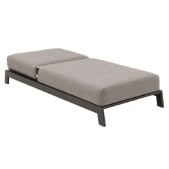 OUTLIV. Bite Gartenliege Aluminium/Sunbrella Schwarz/Flanelle 2 OUTLIV. Bite Gartenliege Aluminium/Sunbrella Schwarz/Flanelle -Outliv divano bite loungeliege 203x90 cm aluminium sunbrella weiss flanelle 989211 2